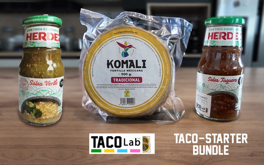 Taco-Starter-Bundle / doppel Salsa -rot+grün (inkl. Versand)